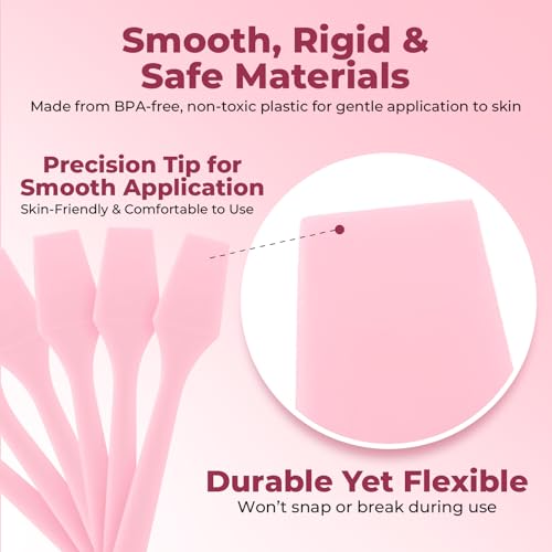 Kopperko Cosmetic Spatulas, 2.5 Inch, 100 Pack, Pink - color: Pink, size: 100 Spatulas