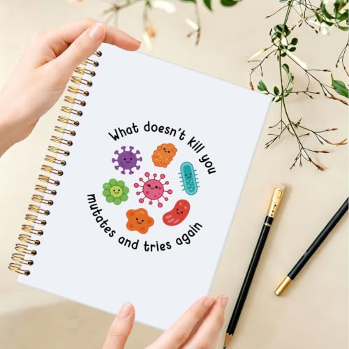 Funny Science Spiral Notebook,Sarcastic Gifts Journal for Women,A5 - color: Funny