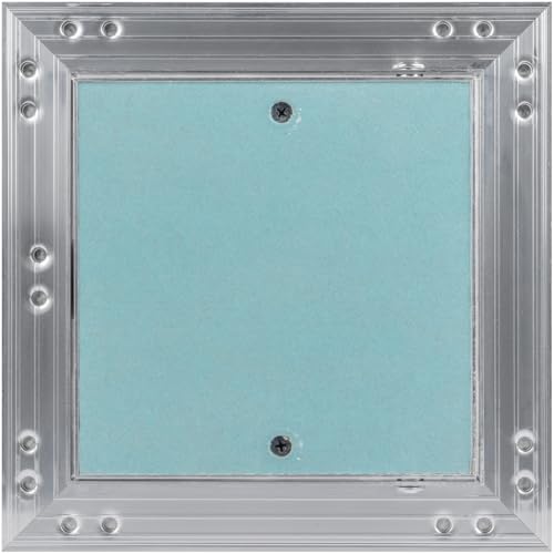 6" x 6" Drywall Access Panel – Aluminum Frame Gypsum Hatch Access Panel for Drywall - Ceiling Inspection Door – Wall Access Panel for Plumbing, Electrical, Utility & Ventilation Access - size: 6 x 6