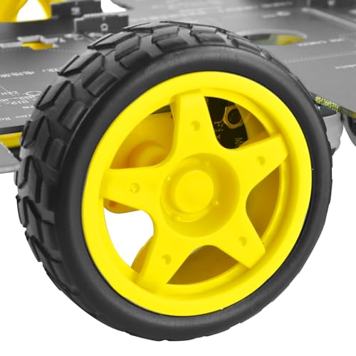 4WD Robot Chassis Kit for Arduino Raspberry Pi DIY - style: PCB Chassis