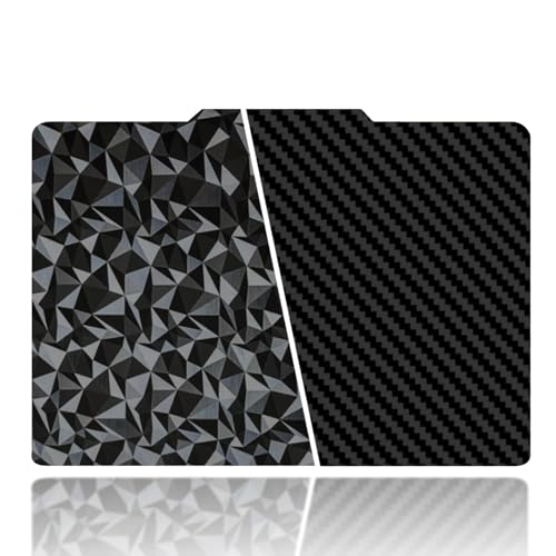 270x200mm 3D Printer Build Plate Smooth PEO+Smooth PET Spring Steel Sheet for Qidi X-Plus/Tech i-Mates Heated Bed (Carbon Fiber + Diamond Pattern) - size: 270x200mm