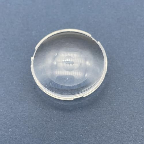 Double Convex Lens - 31mm Diameter, 27mm Focal Length, Optical biconvex Lens for Physics Experiments, Photography, Magnifying, and DIY Projects - Pack of 2pcs (31mm x H12.5mm x F27) - size: 31mm x H12.5mm x F27