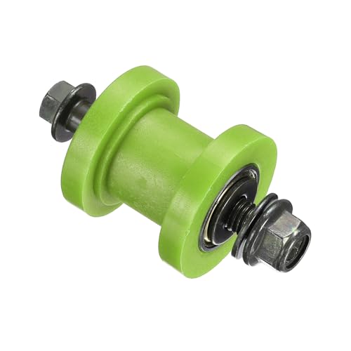 PATIKIL 8mm Grooved Roller Pulley Tensioner Chain Roller Pulley Mini Green - color: Green