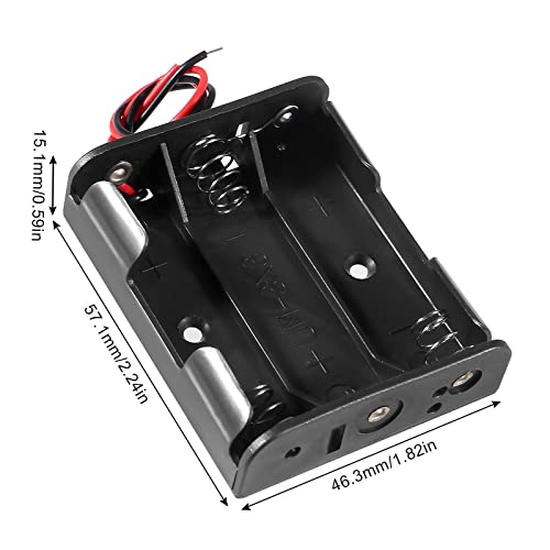 AA Battery Holder with Leads 3 AA Battery Holder with Wires(6PCS 3AA) - size: 6PCS 3AA
