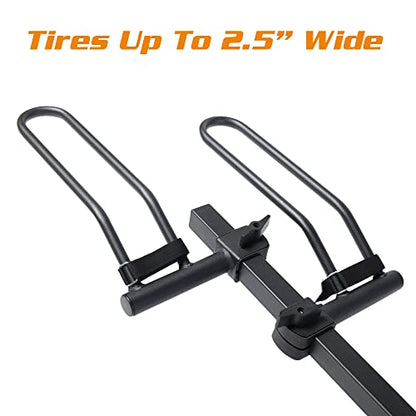 Rockland Foldable 4-Bike Rack, 160 lbs Capacity, Hitch Mount Bike Rack, Fits up to 2.5" Tire Width and 50" Wheelbase, Bike Carrier Rack for 2" Receiver for Cars SUVs Vans RVs - size: 4-Bike Rack+160LBS