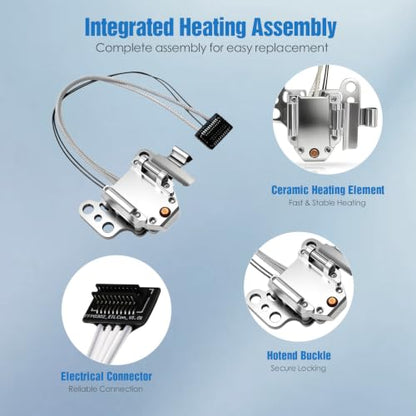 Heating Assembly Kit for Flashforge Adventurer 5X / AD5X, Ceramic Heating Element Replacement with Integrated Heating Assembly, 3D Printer Accessories - color: Heating Assembly