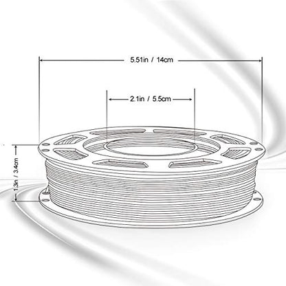 AMOLEN Silk PLA Bundle, 3D Printer Silk Gradient 1.75mm Silk Shiny Filament Bundle Red Gold,Blue Silver, Red Silver,Blue Green, 3D PLA Sets, 200gX 4 Spools - color: Red Gold/Blue Silver/Red Silver/Blue Green