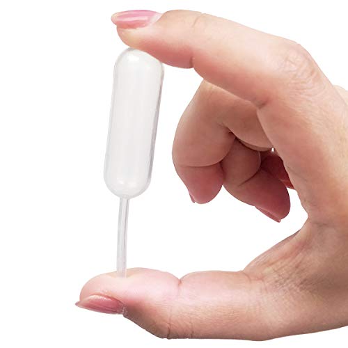 Cupcakes Pipettes, 50PCS 4ml Clear Plastic Transfer Liquid Dropper Pipettes