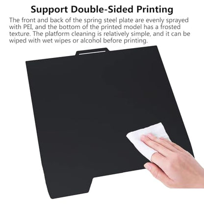 SPARKX i7 Cold Printing Build Plate Upgraded No-Heating No Glue Bed - color: Black