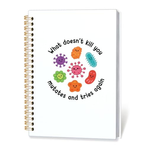 Funny Science Spiral Notebook,Sarcastic Gifts Journal for Women,A5 - color: Funny