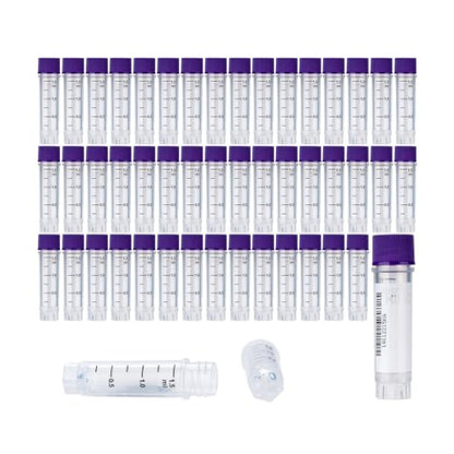 1.5ml Cryovials, Side-Coded, External Thread, Purple, 500Pcs - color: Purple, size: 1.5ml
