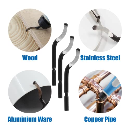 10Pcs Deburring Blades BS1010 Saws Blades Deburr Cutters Trimming Scrapers - size: BS1010 Blades