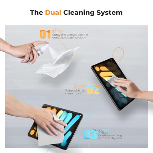 K&F CONCEPT Lens Cleaner Spray Kit,Microfiber Cloth X2,Glasses Cleaner X2 - size: Cleaner*2+Cloth*2