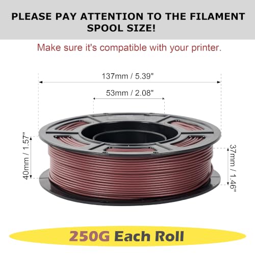 Wood PLA 3D Printer Filament Bundle, Over 30% Real Wood Fiber - color: Walnut+ebony+oak+mahogany+light Wood+teak+yellow Teak+brown Teak