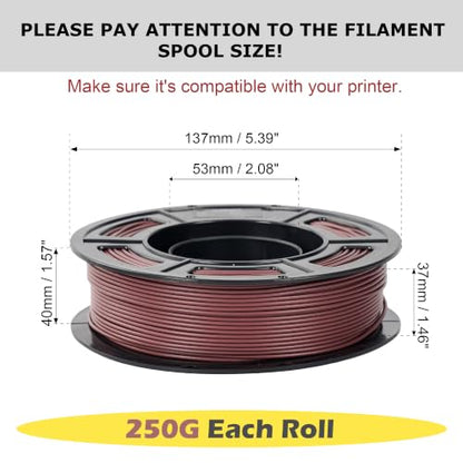 Wood PLA 3D Printer Filament Bundle, Over 30% Real Wood Fiber - color: Walnut+ebony+oak+mahogany+light Wood+teak+yellow Teak+brown Teak