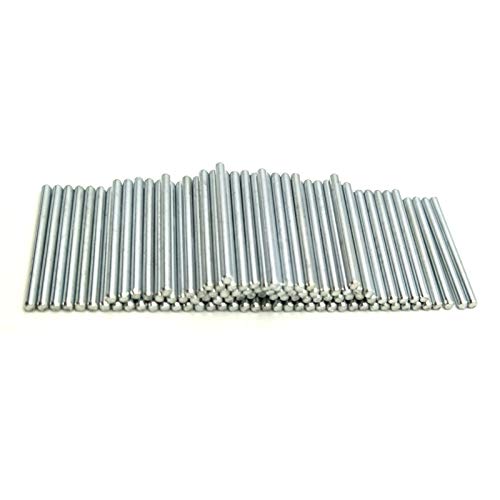 EUDAX 100Pcs STEM Toys Shaft Round Rod Axles for DIY Toy RC Car Boat Helicopter Model Part (2mmx30mm) - style: 2mmx30mm
