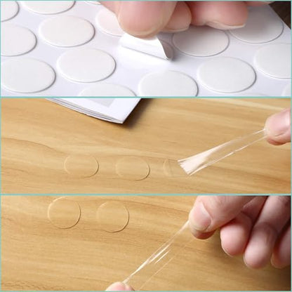 JANYUN 560 Pcs Sticky Dots,20 mm Round Putty Clear Tack Adhesive Dots - size: 20mm Round