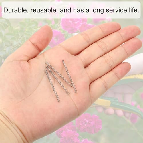PATIKIL Compression Spring, 0.3mm Wire Dia x 2mm OD x 35mm L, 10 Pcs 304 Stainless Steel Mechanical Extension Small Springs Pen Springs Assortment Kit for Shop and Home Repairs - size: 0.3x2x35mm
