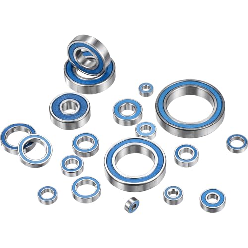 uxcell 4 Pcs 698-2RS Micro Bearings, 8x19x6mm Chrome Steel, ABEC7 - size: 698-2RS