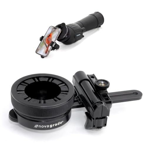 Universal Spotting Scope Phone Adapter, Single Grip, Made in USA