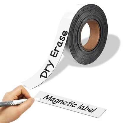 Magnetic Labels Dry Erase,1" x15ft - size: 1"x15ft