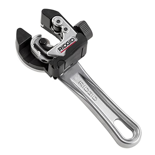 RIDGID 32573 Model 118 2-in-1 Close Quarters Tubing Cutter for 1/4" to 1-1/8" Copper, Brass, and Aluminum Tubing, Compact tubing cutter with AUTOFEED - size: 13 x 6.75 x 2 inches