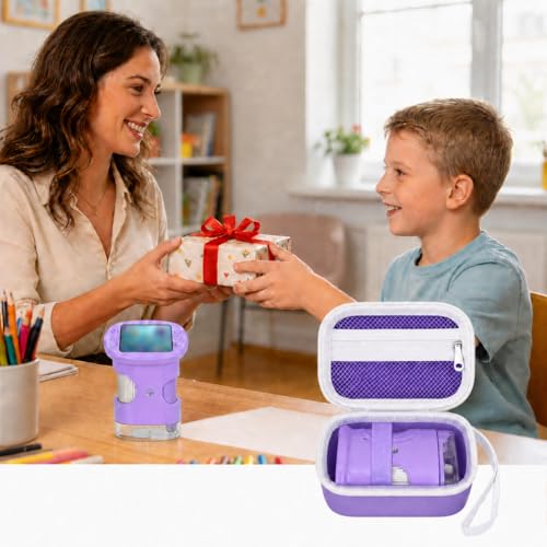 ANKHOH Handheld Microscope Case for Edubini for BEBANG for BMDSAE,Purple - color: Purple
