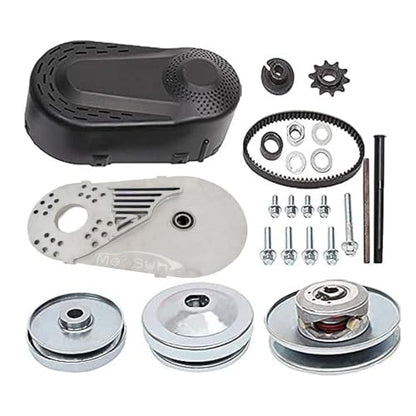 30 Series 6.5 HP Go Kart Mini Bike Torque Converter Clutch Driver Pulley Replacement Comet Manco 212CC 3/4" Bore 10T #40/41/420 China (Complete 3/4" Torque Converter Set) - size: 10T 40/41 Chan