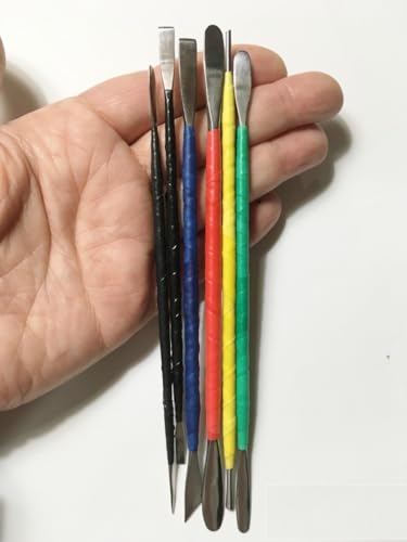 Morezmore M00643 6pc Miniature Sculpting Detail Clay Micro Tools Spatulas