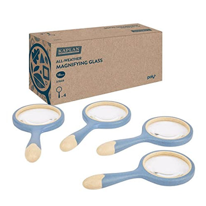 Kaplan Early Learning Company All-Weather Magnifying Glass - Set of 4