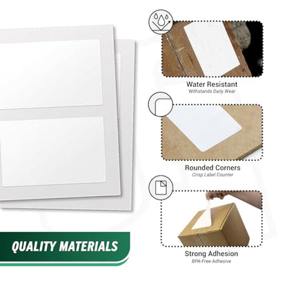 Blank Stamps.COM SDC-1200 Shipping Labels, 4.25" x 6.75", White - size: 4.25" x 6.75"