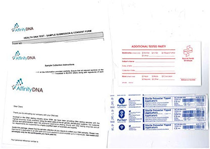 Affinity Alopecia DNA Test Kit for Personalised Recommendations Against Hair Loss- Results in 10-15 working days - Home Sample Collection Kits from AffinityDNA