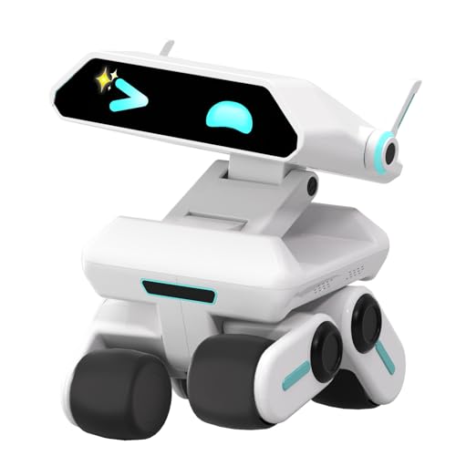 AI Robot for Kids with ChatGPT, Interactive STEM Learning Companion, Screen-Free Educational Toy for Homework Help & Storytelling, No Monthly Subscription Fees Yonbo - color: White