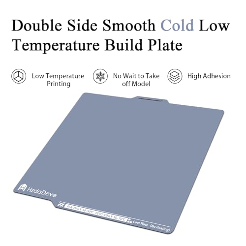Cool Plate for Lab X2D/P2S/P1S/P1P/A1/X1C Low Temperature Cold Build Plate - color: Grey, size: P2S/P1S/P1P/X2D/X1C/A1