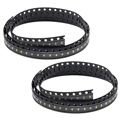 200pcs 0603 White SMD LED Diode Lights Chips (1.6mm x 0.8mm DC 3V 20mA 150-170MCD) Super Bright Lighting Bulb Lamps Electronics Components Indicator Light Emitting Diodes - size: 0603 White