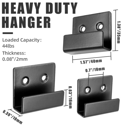 Luomorgo Tile Display Wall Hanger, Small Size, Black - size: Small Black
