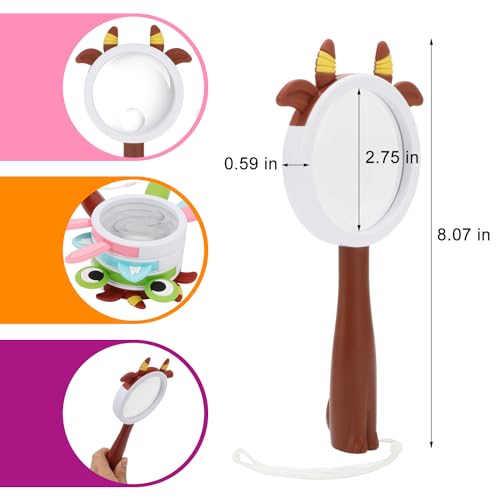 Rongon 10X Kids Magnifying Glass Handheld Magnifier (Mavericks Style) - color: Mavericks Style 1pcs