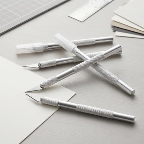 15 Pack Exacto Knife Set, Hobby Knife, Silver