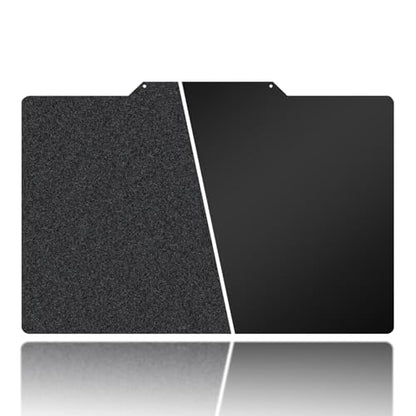 230x150mm Black Build Plate for Creator Pro 2/Qidi X-Pro/Qidi Tech/Dreamer/Inventor, Double Sided Textured PEI+Smooth PEI Flexible Spring Steel Platform Heated Printing Bed for 3D Printer - size: 230x150mm