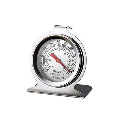 Stainless Steel Refrigerator Freezer Thermometer Large Dial Thermometer (12 Pack) - size: 12 pack