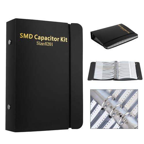 SMD 0201 Capacitor Kit, 0201 Capacitors Assortment Folder