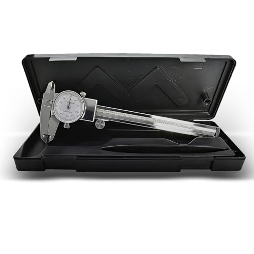 findmall 6" Dial Caliper 0.001 Caliper Measuring Tool 4-Way Measurement