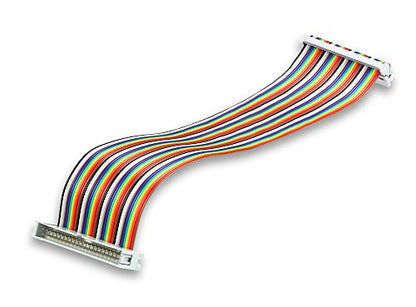 UCTRONICS Male to Female GPIO Ribbon Cable 40pin 8inch Breadboard Jumper Wires for Connection Raspberry Pi 5 3 2 Model B B+ w/ 3.5/5 inch TFT Touch Screen LCD Display (Pack of 2) - size: U6033 (Pack of 2)
