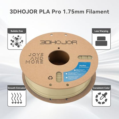 3DHoJor PLA+ 3D Printer Filament Bone White,1KG - color: Bone White