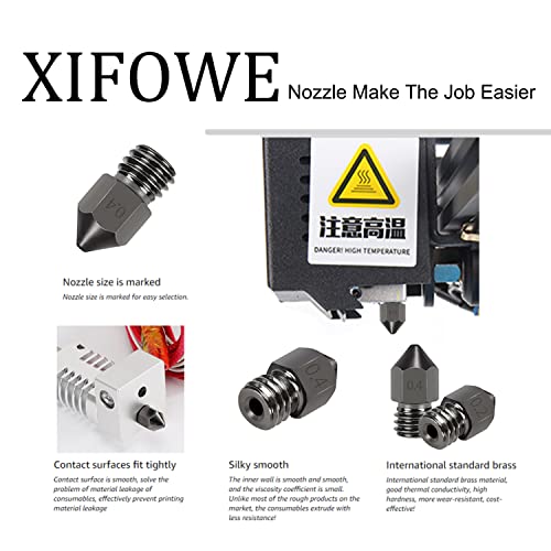 MK8 Nozzles Hardened Steel 3D Printer Extruders Nozzles - size: MK8 Hardened Steel, style: Part: Various Nozzles