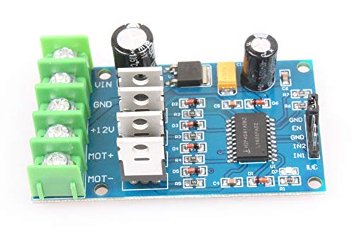 NOYITO 170W High-power H-bridge Motor Drive Module 2-Channel PWM Inputs 0-100% Duty Cycle with Instantaneous Braking Capability Forward Reverse Support 3.3V 5V Logic input Analog input MCU IO Port