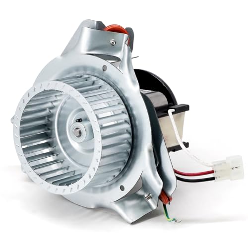 Criditpid HC21ZE125A J238-100-10110AT Draft Inducer Motor Kit for Carrier Furnace, HC21ZE125 J238-100-10110 Exhaust Venter Motor for Bryant Payne Furnace, Includes Blower Wheel and Mounting Bracket. - size: HC21ZE125A