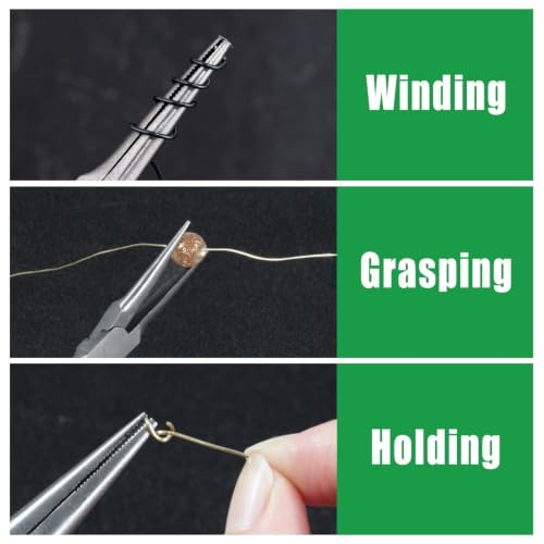 Small Needle Nose Pliers for Jewelry Making, 5 Inches Long Nose Pliers with Long Tapering Mini Pliers Serrated Jaws for Bending Wire, Gripping - style: Needle Nose Plier