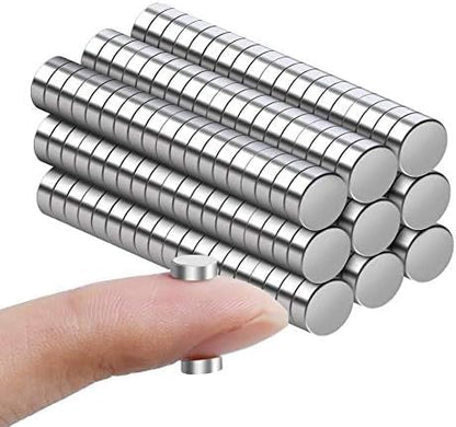 rhinocats 100Pcs Small Strong Magnets，8x2mm Refrigerator Magnets - size: 8x2mm - 100Pcs