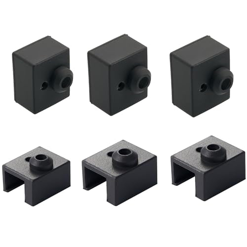 6Pcs Ender 3 S1 Heater Silicone Sock, Sprite Extruder Silicone Sock, Ender 3 S1 Pro Silicone Sock for Ender 3 S1/Ender 3 S1 Pro/Ender 3 S1 Plus,CR10 Smart Pro/Sermoon V1/Sermoon V1 Pro 3D Printer, - style: 6 Pack Ender 3 S1 Silicone Sock